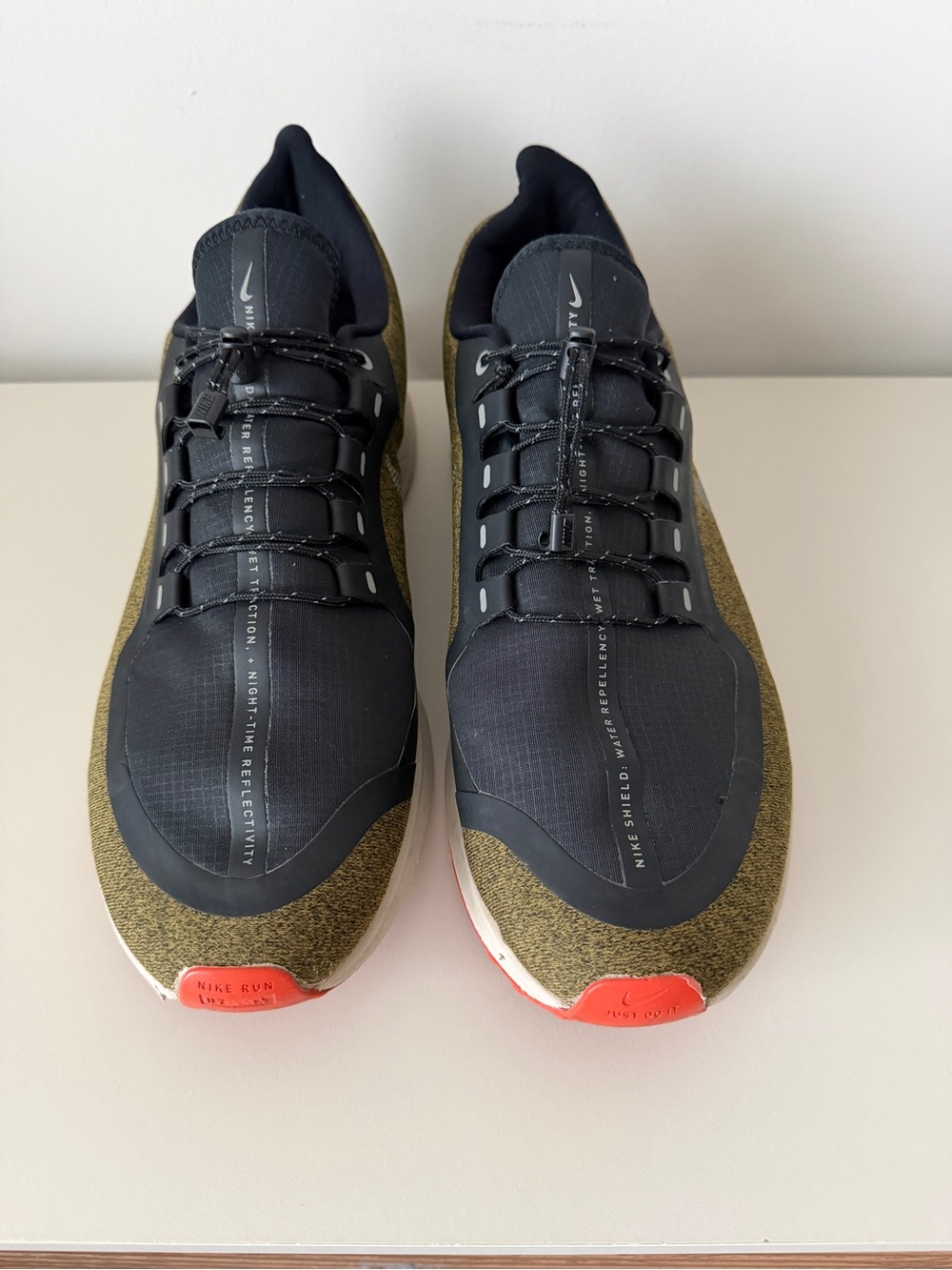 Nike Air Zoom Pegasus 35 Shield Olive Flak Size 11.5 - Picture 2 of 6